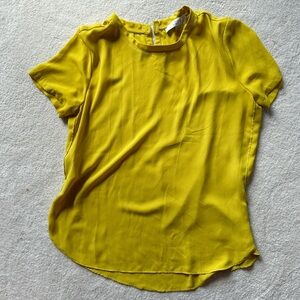 Mustard yellow blouse